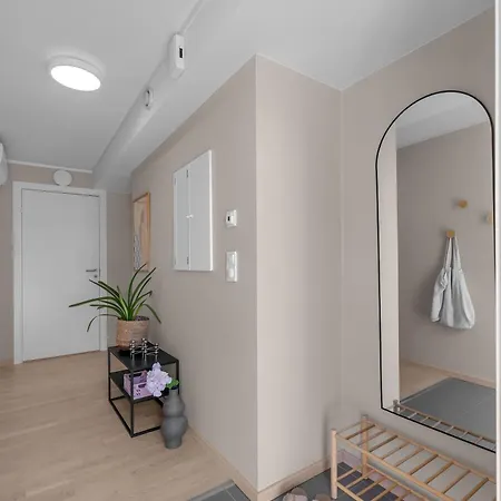 شقة Moderne Med Sjoutsikt Naer Flyplass ترومسو